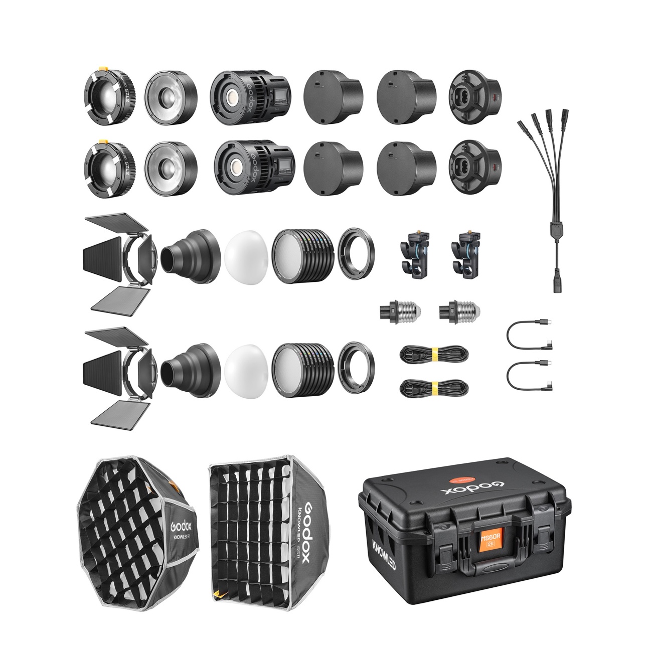 Комплект студийного оборудования Godox Knowled MS60Bi 2K
