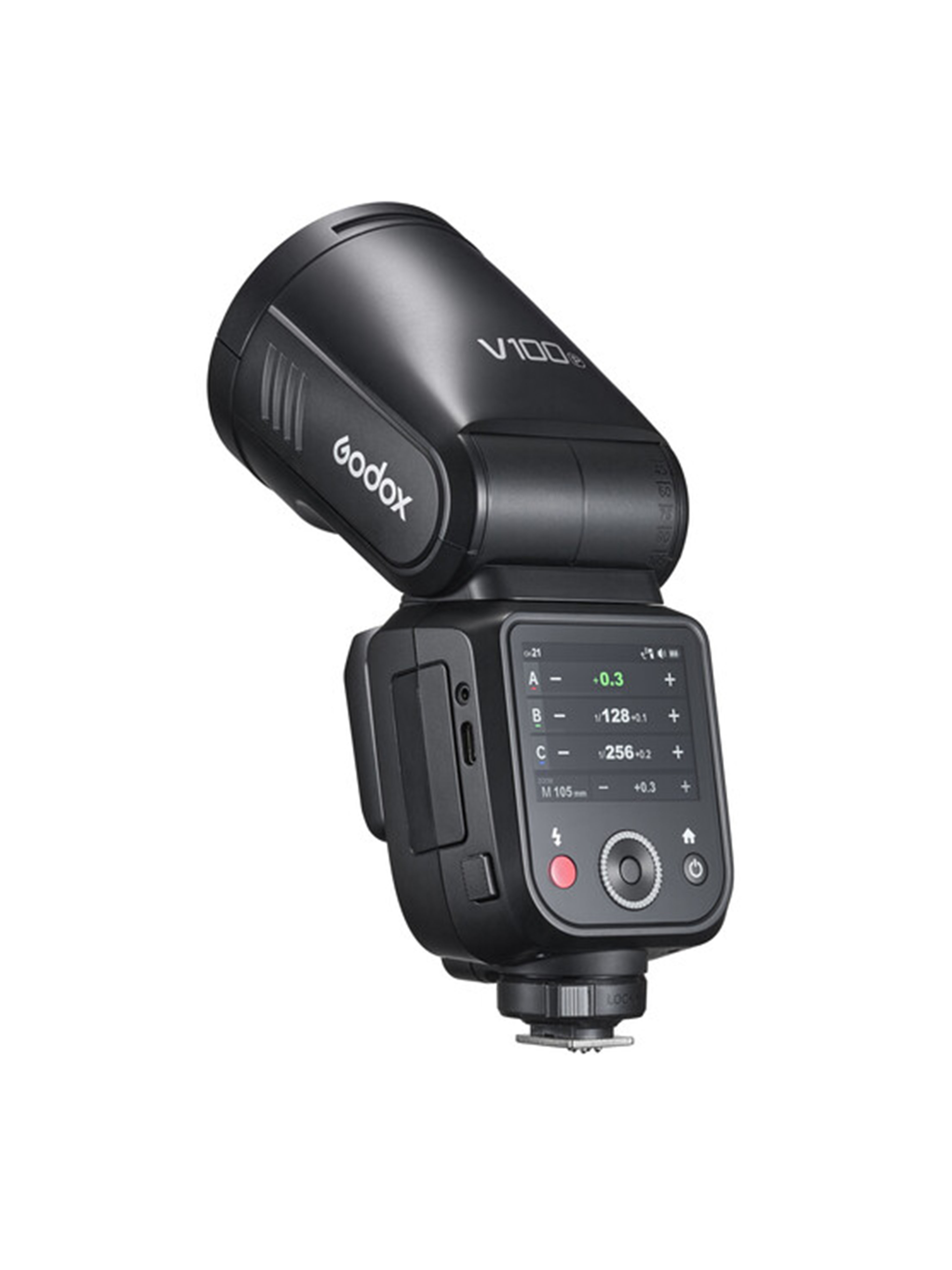 картинка Вспышка накамерная  с круглой головкой Godox V100P для Pentax от магазина Ultra-mart