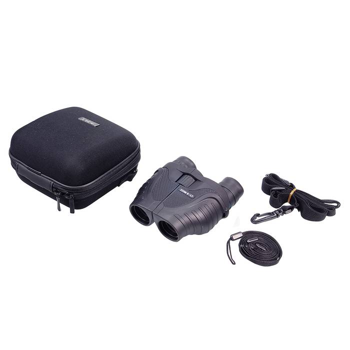 картинка Бинокль Veber Ultra Sport БН 8-17x25 черный, с чехлом, арт 22299 от магазина Ultra-mart