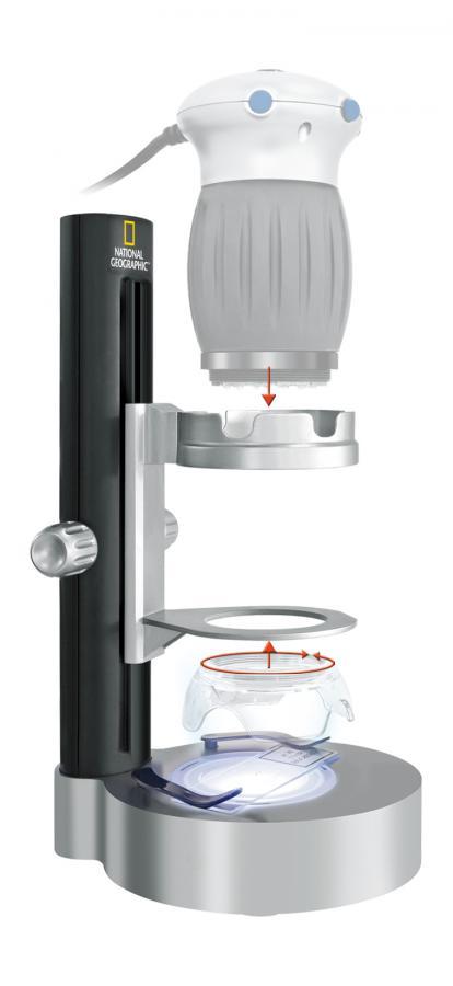 картинка Микроскоп цифровой Bresser National Geographic USB, со штативом от магазина Ultra-mart