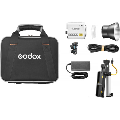 картинка Осветитель светодиодный Godox ML60II Bi Kit1 (с AK-B01) от магазина Ultra-mart