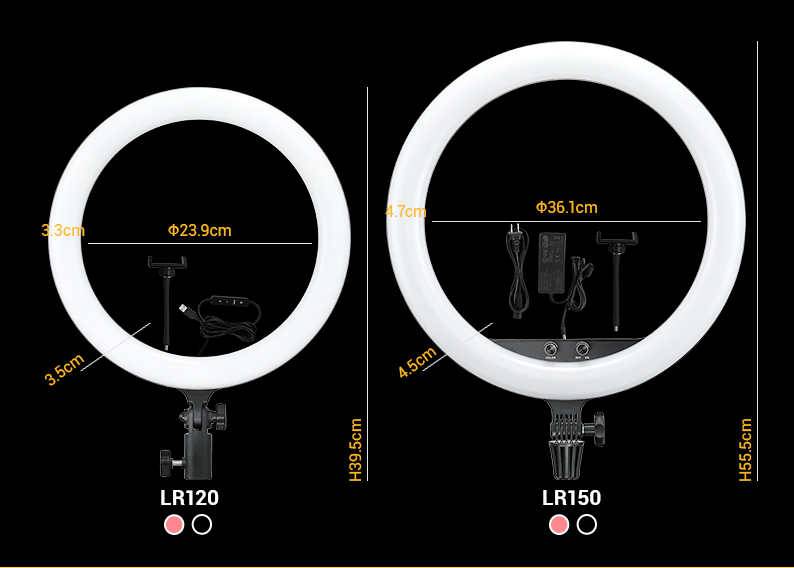 картинка Осветитель кольцевой Godox LR150 LED Black от магазина Ultra-mart