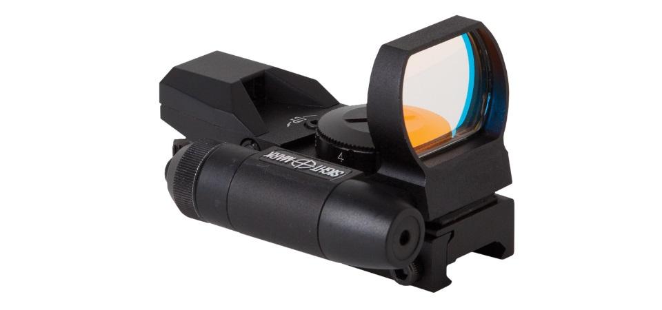Коллиматорный прицел Sightmark панорамный с ЛЦУ 4 марки крепление на планку 11 мм